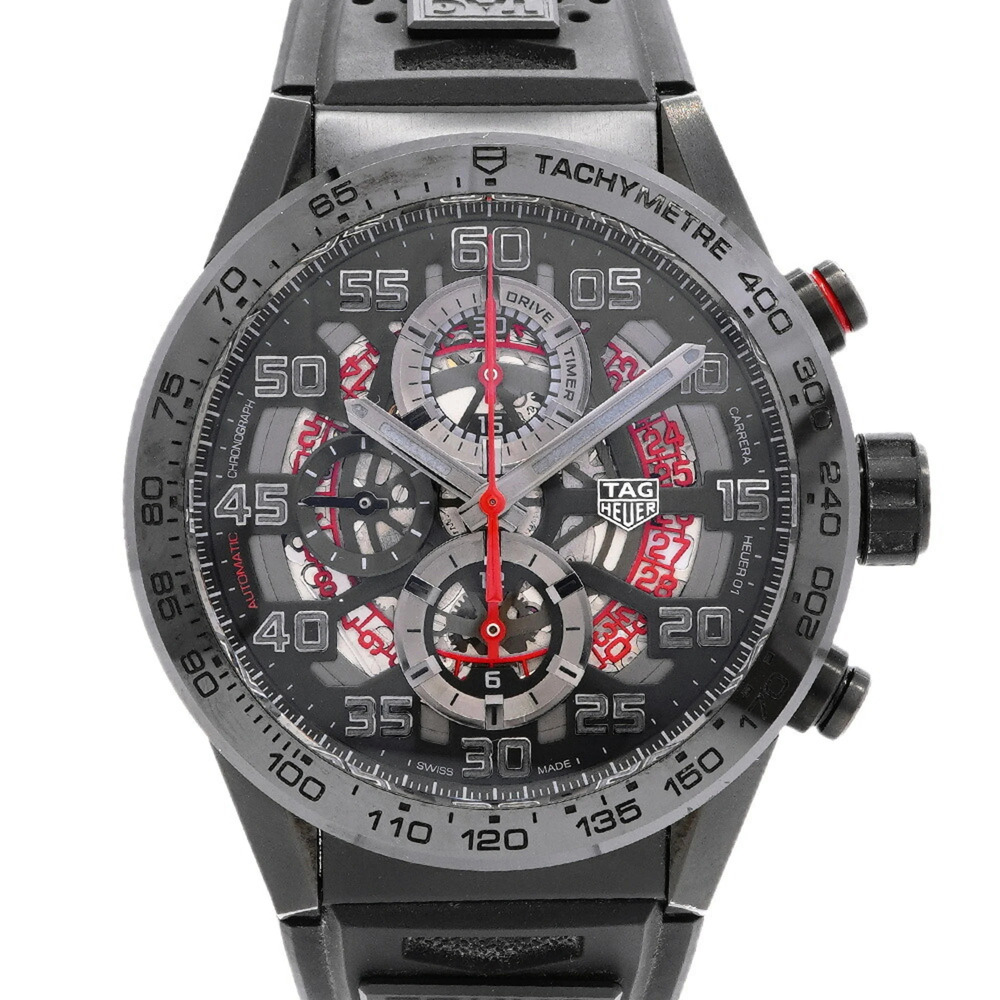 TAG Heuer Carrera Calibre 01 TYO Edition CAR201D Skeleton Dial Men's Watch